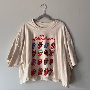 The Rolling Stones crop top
